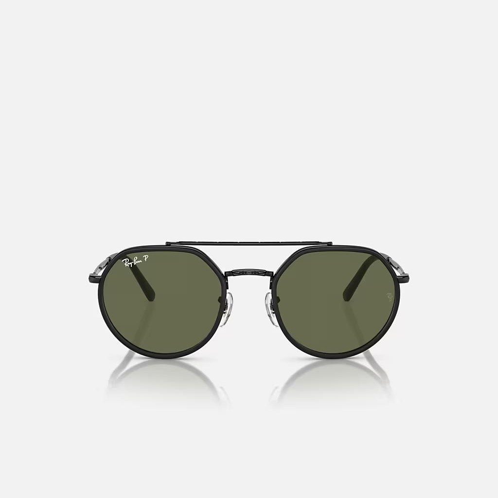 Kính Ray-Ban Rb3765 Đen Xanh Lá