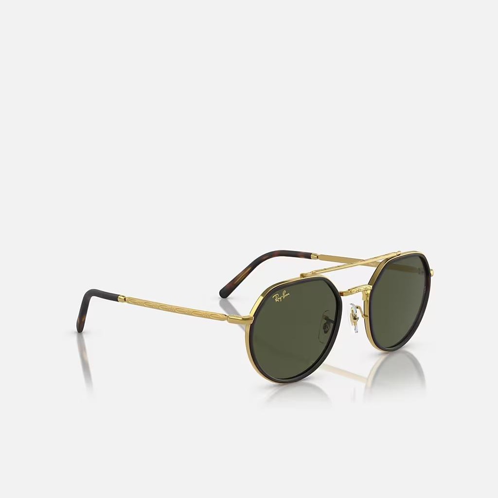 Kính Ray-Ban Rb3765 Vàng Xanh Lá