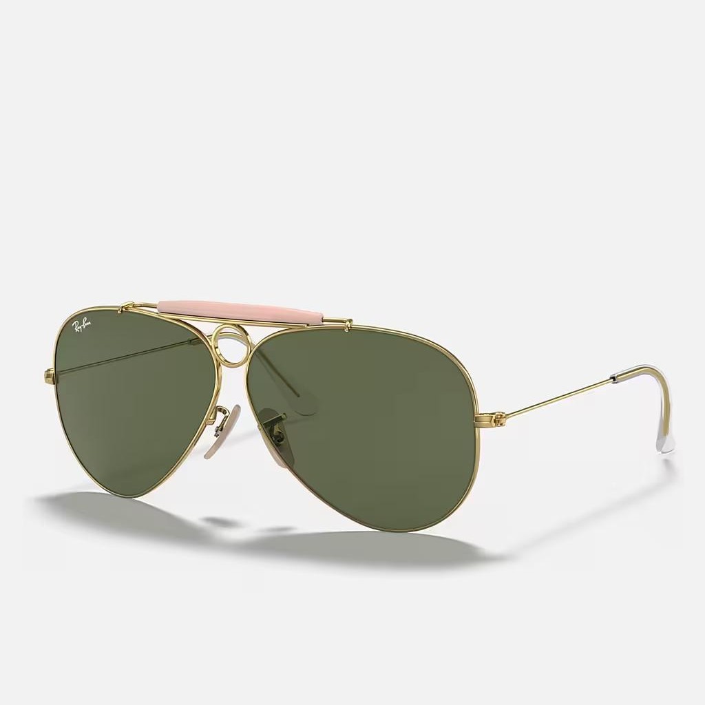 Kính Ray-Ban Shooter Vàng Xanh Lá