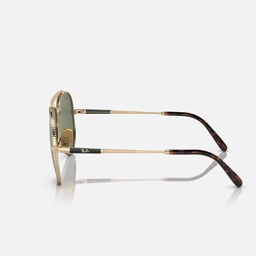 Kính Ray-Ban Aviator Ii Titanium Vàng Xanh Lá