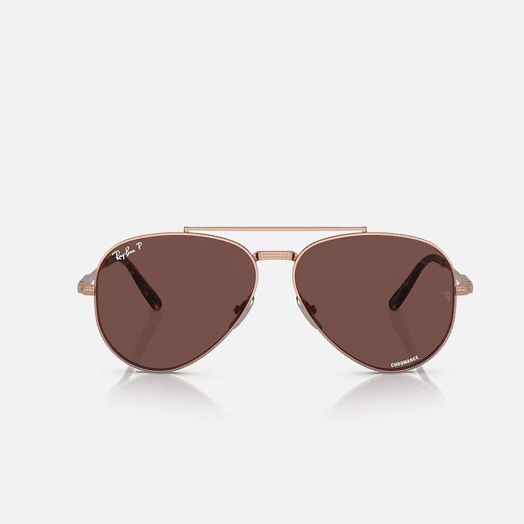 Kính Ray-Ban Aviator Ii Titanium Hồng Tím