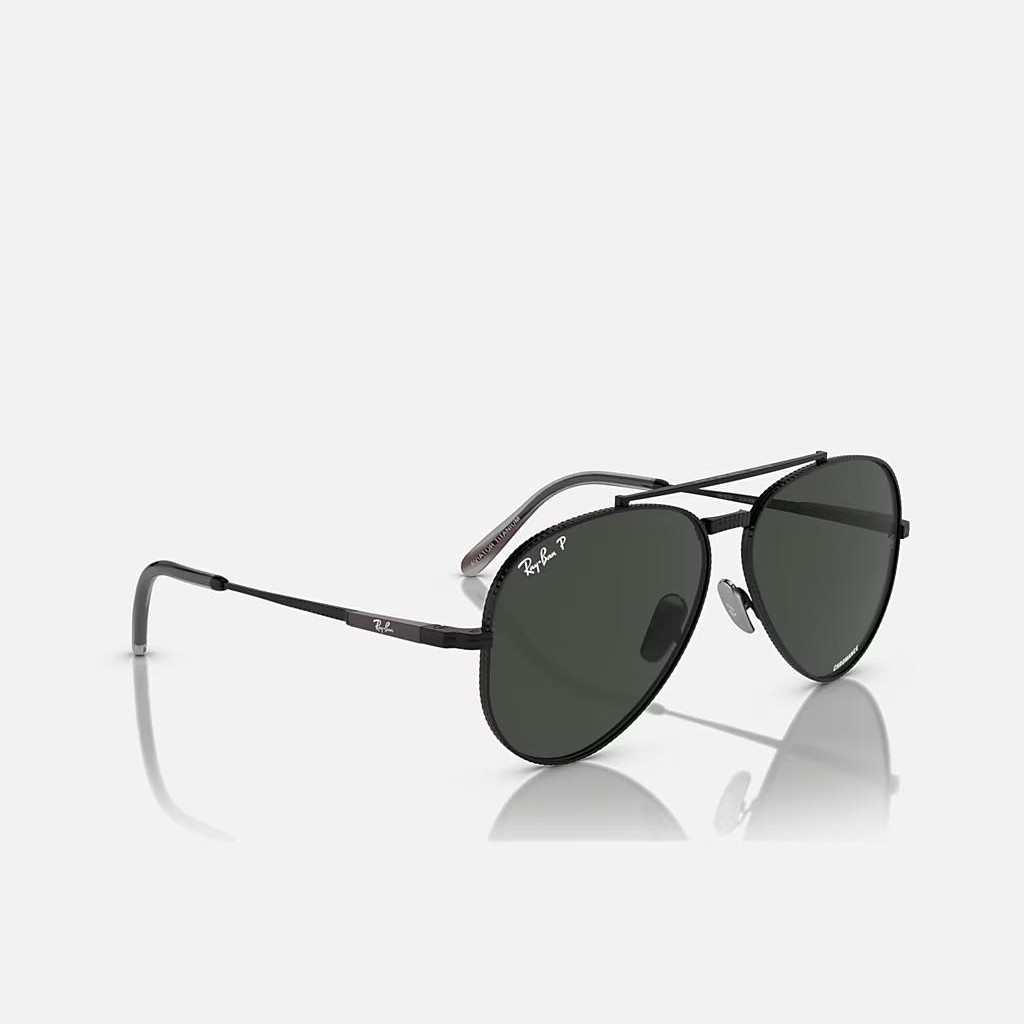 Kính Ray-Ban Aviator Ii Titanium Đen Xám