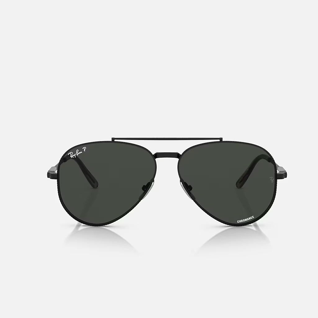 Kính Ray-Ban Aviator Ii Titanium Đen Xám