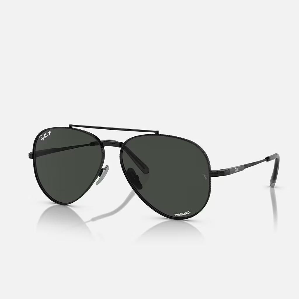 Kính Ray-Ban Aviator Ii Titanium Đen Xám