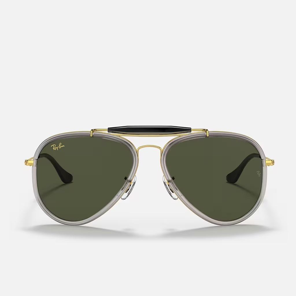 Kính Ray-Ban Outdoorsman Vàng Xanh Lá