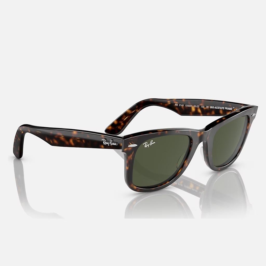 Kính Ray-Ban Original Wayfarer Bio-Acetate Nâu Xanh Lá