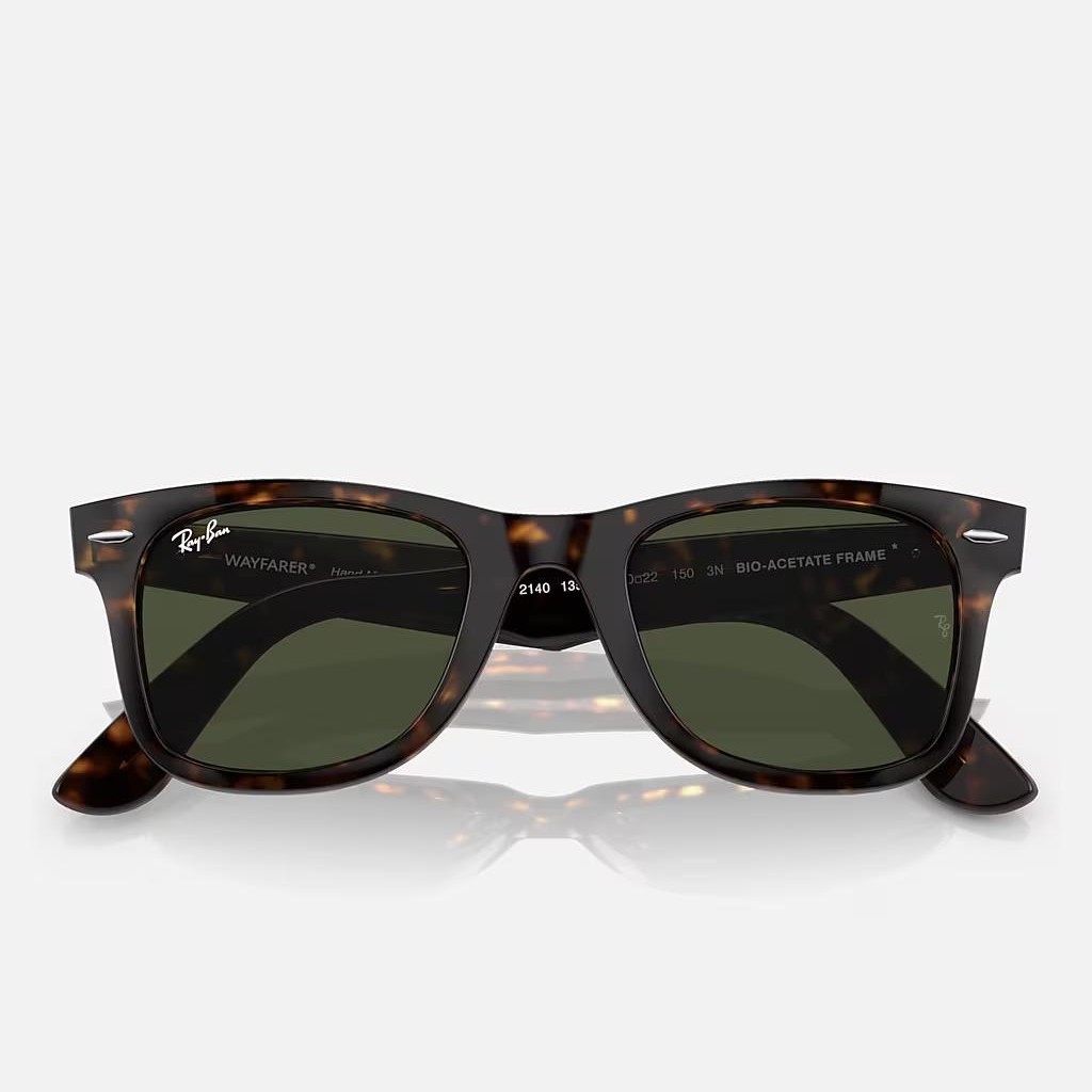 Kính Ray-Ban Original Wayfarer Bio-Acetate Nâu Xanh Lá