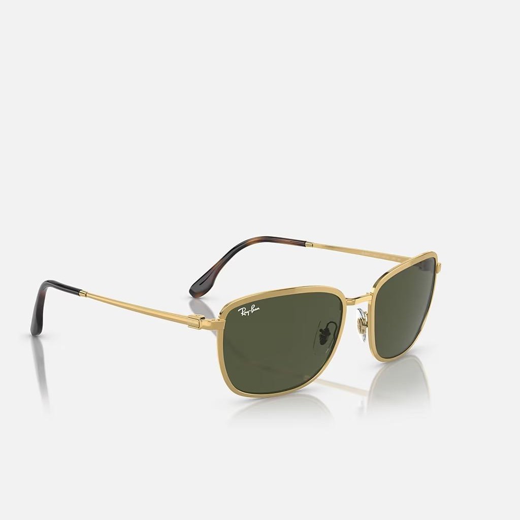 Kính Ray-Ban Rb3705 Vàng Xanh Lá