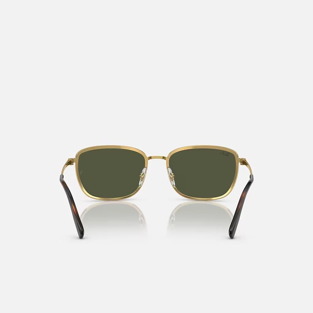 Kính Ray-Ban Rb3705 Vàng Xanh Lá