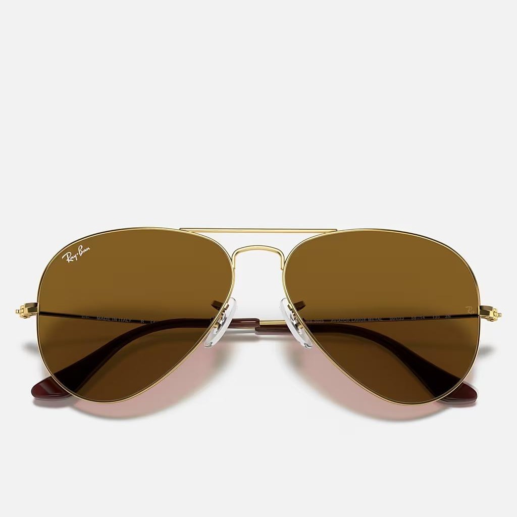 Kính Ray-Ban Aviator Classic Vàng Nâu