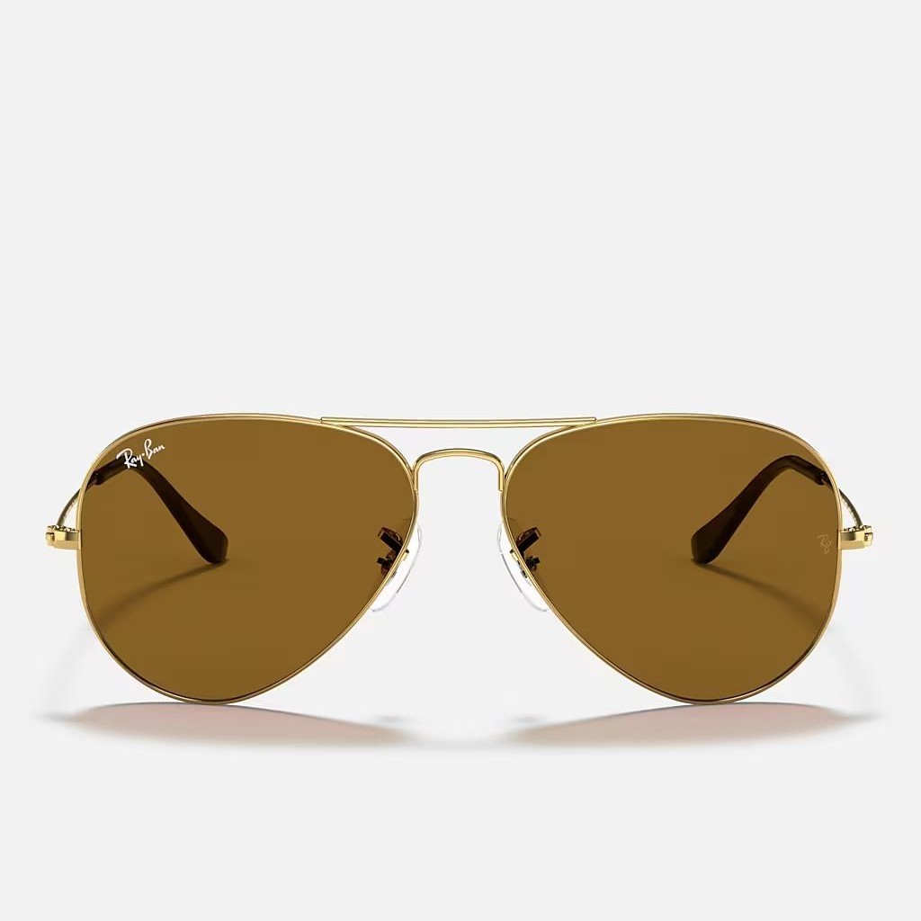 Kính Ray-Ban Aviator Classic Vàng Nâu