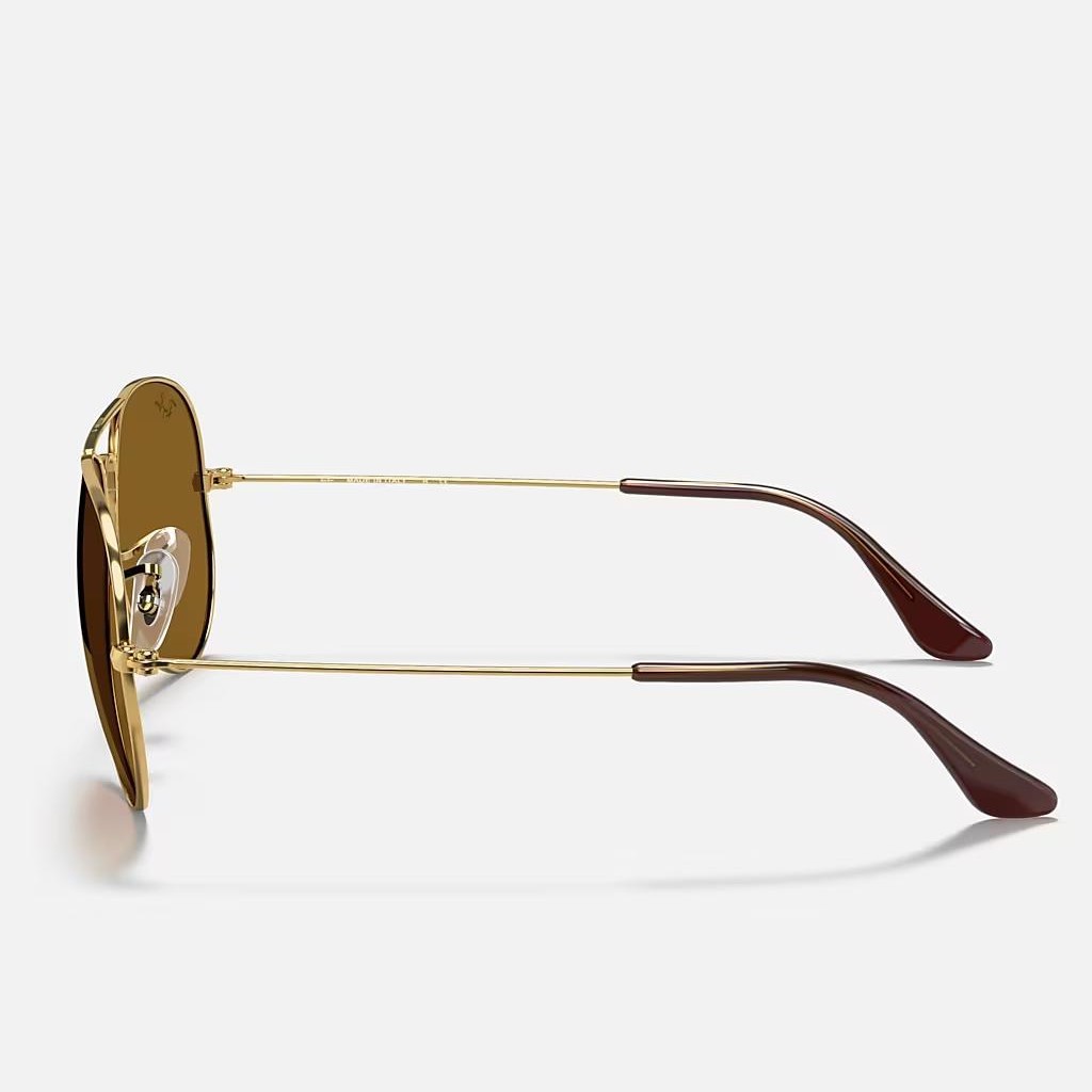 Kính Ray-Ban Aviator Classic Vàng Nâu