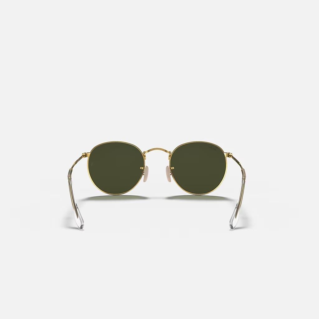 Kính Ray-Ban Round Metal Vàng Xanh Lá