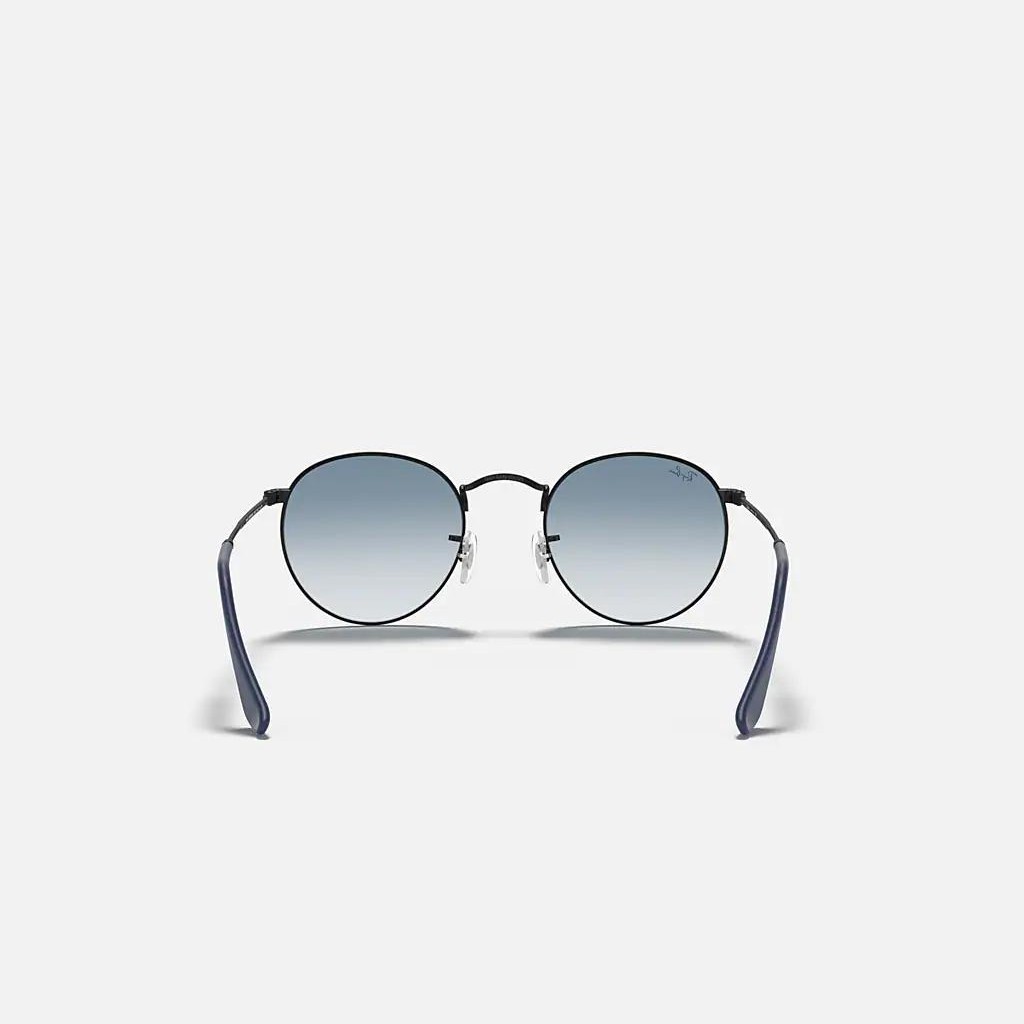 Kính Ray-Ban Round Metal Đen Nhám Xanh Dương