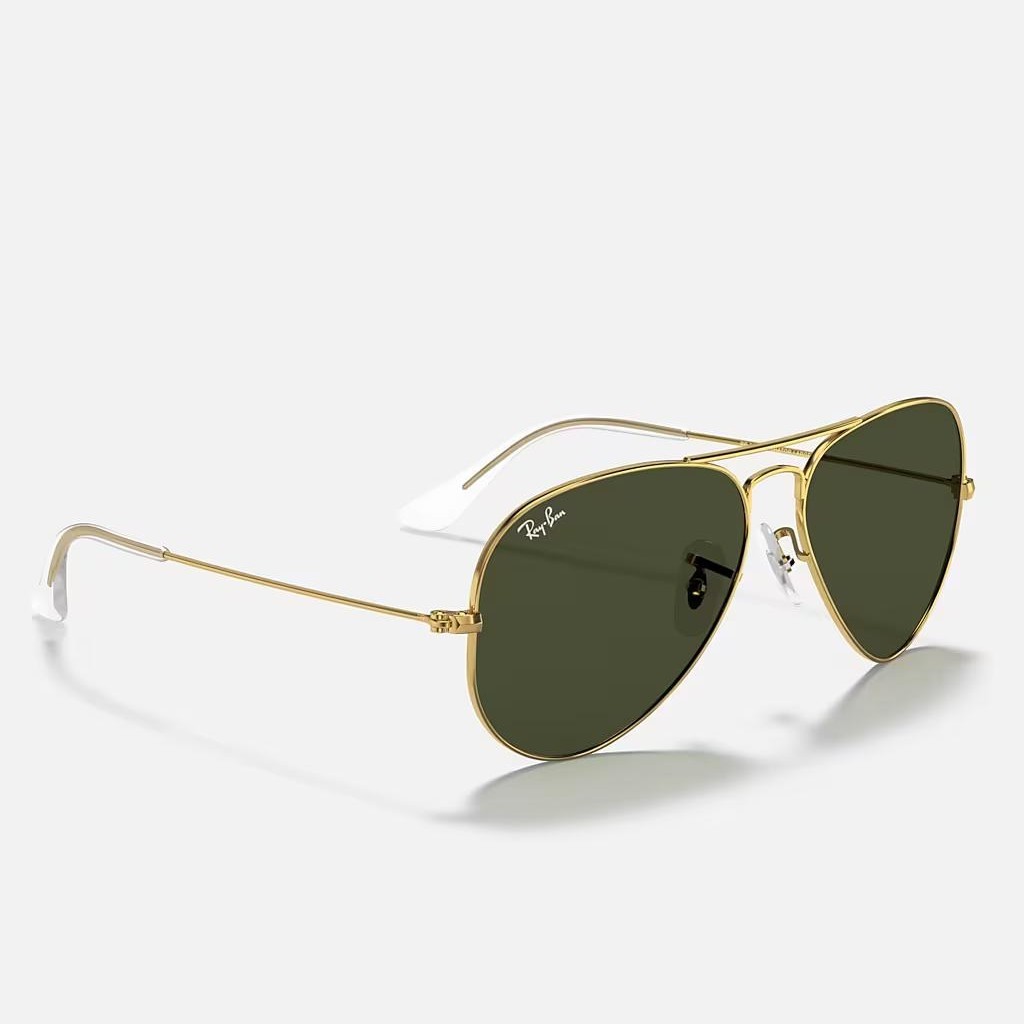 Kính Ray-Ban Aviator Classic Vàng Xanh Lá