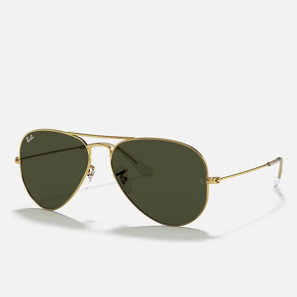 Kính Ray-Ban Aviator Classic Vàng Xanh Lá