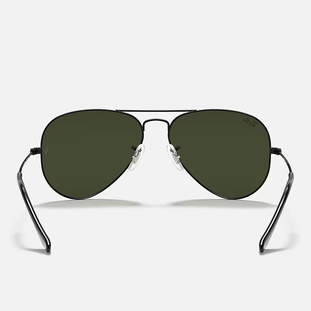 Kính Ray-Ban Aviator Classic Đen Xanh Lá