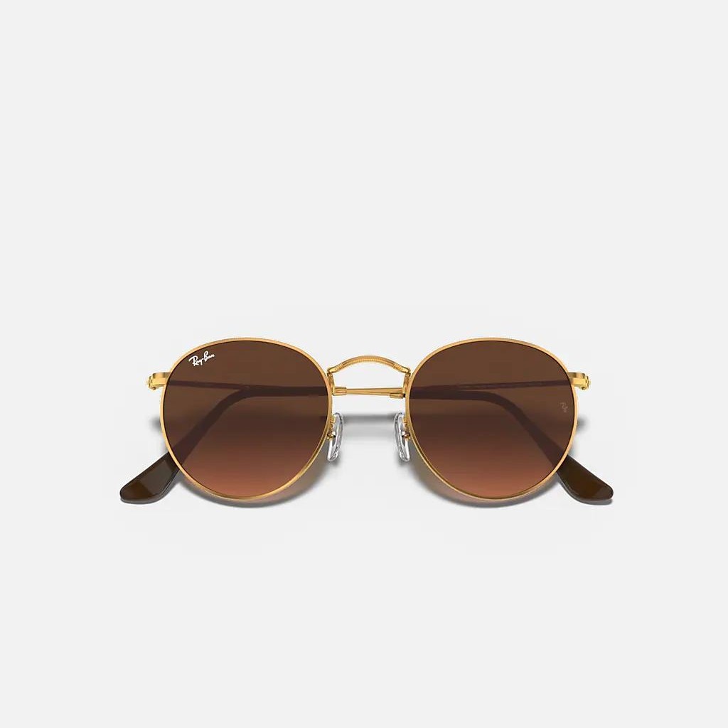 Kính Ray-Ban Round Metal Nâu Hồng