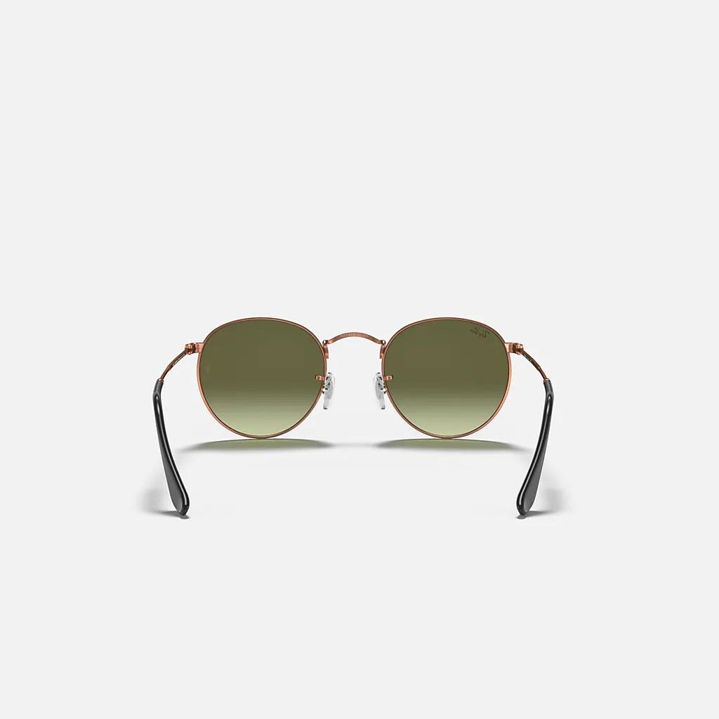 Kính Ray-Ban Round Metal Nâu Xanh Lá