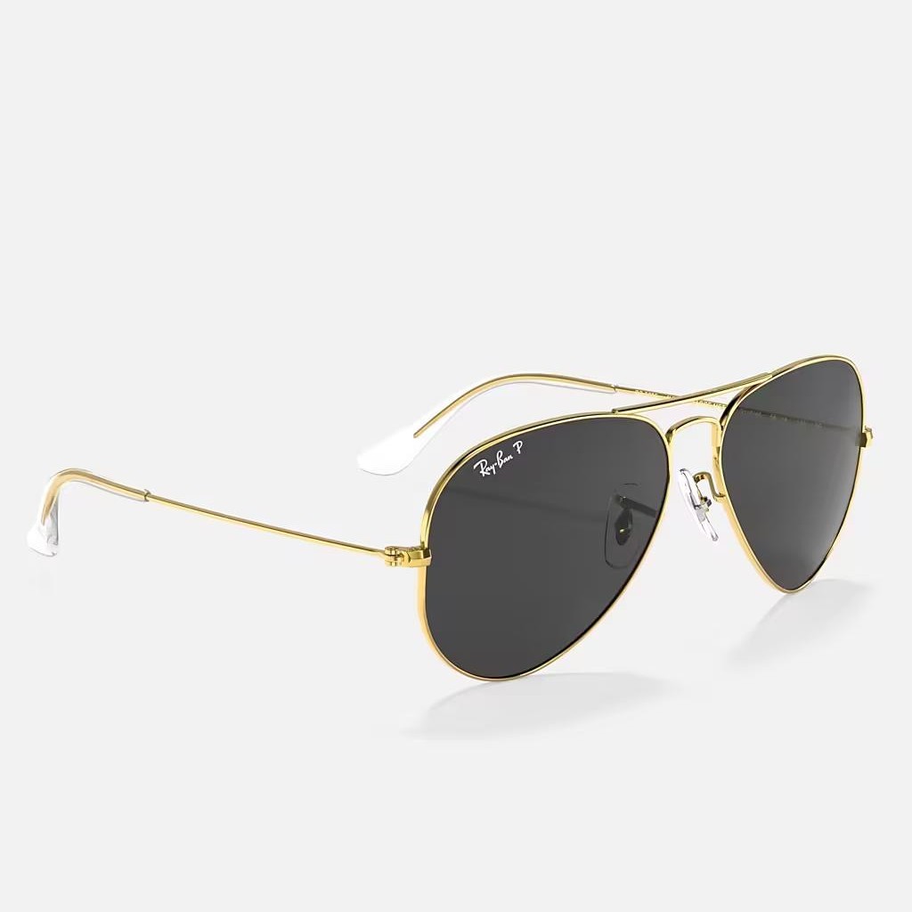 Kính Ray-Ban Aviator Classic Vàng Đen