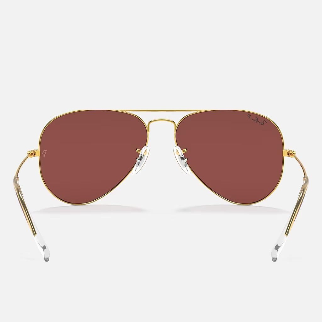 Kính Ray-Ban Aviator Classic Vàng Tím