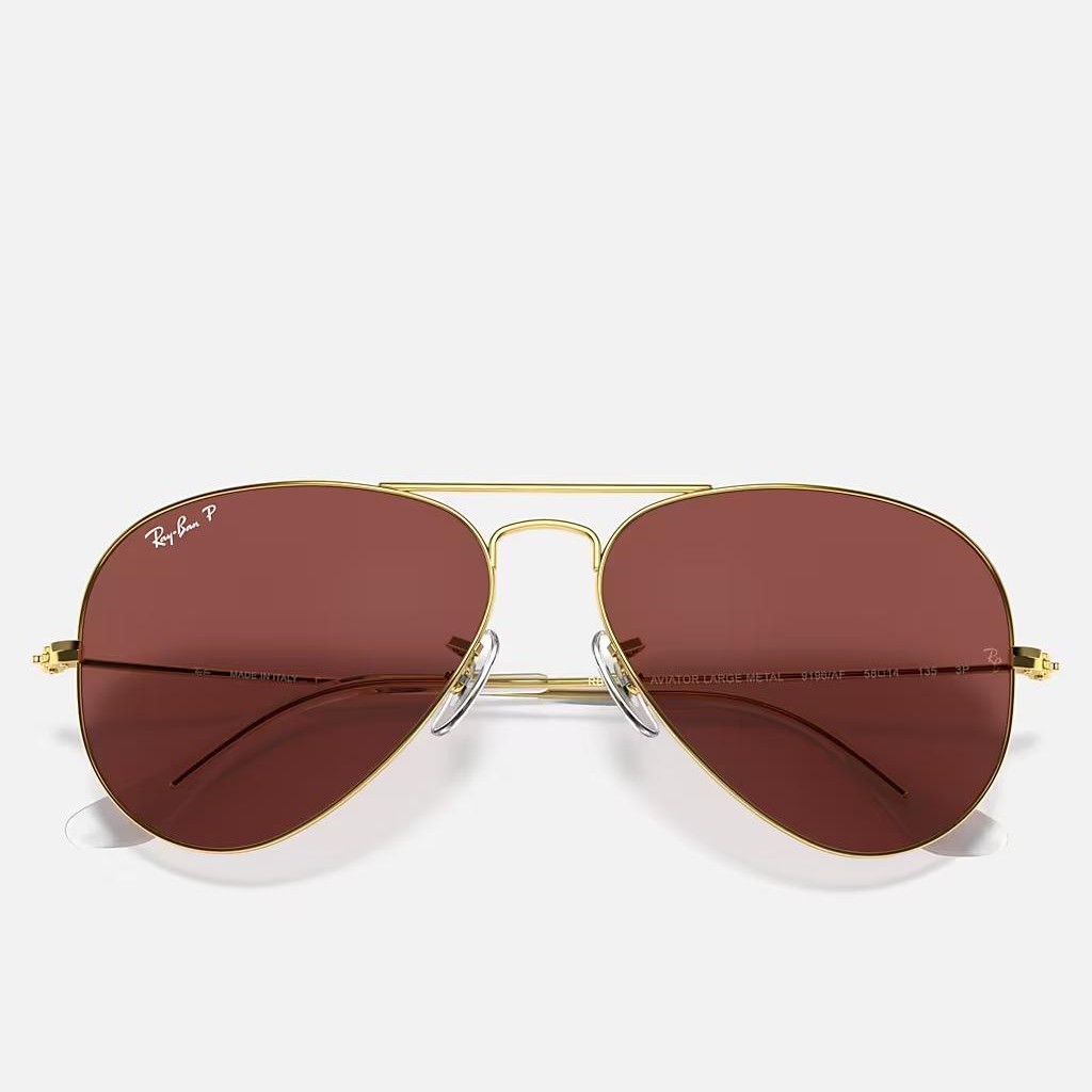 Kính Ray-Ban Aviator Classic Vàng Tím