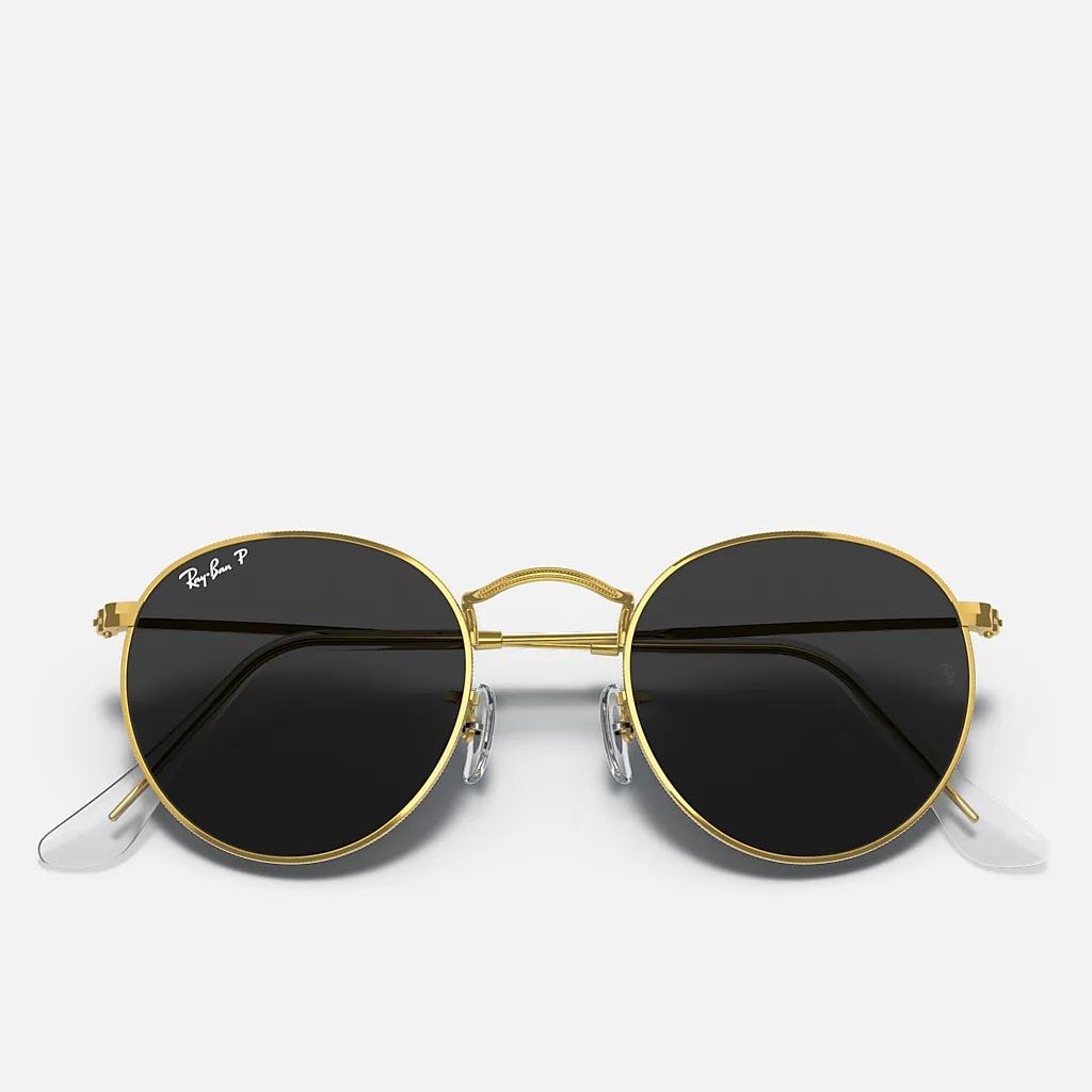 Kính Ray-Ban Round Metal Vàng Đen