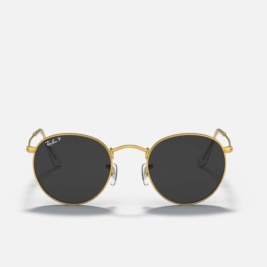 Kính Ray-Ban Round Metal Vàng Đen