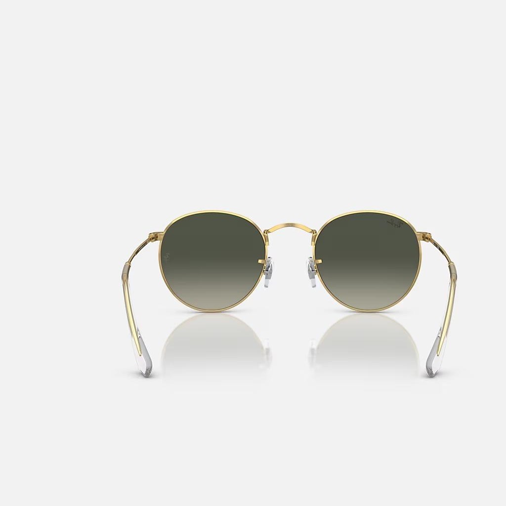 Kính Ray-Ban Round Metal Vàng Xám