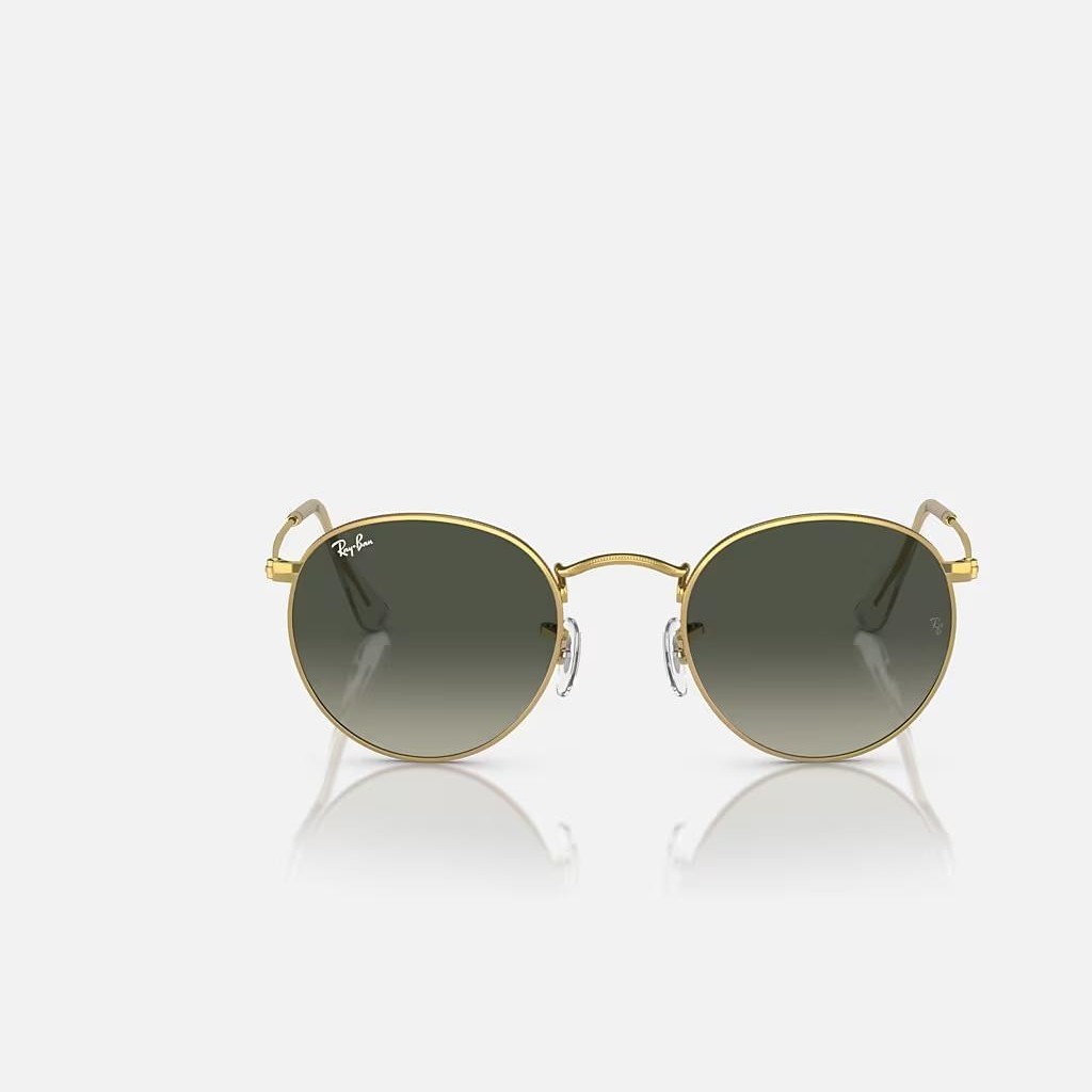 Kính Ray-Ban Round Metal Vàng Xám