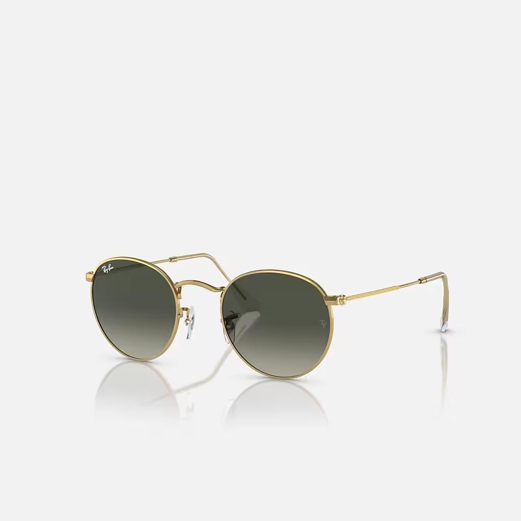 Kính Ray-Ban Round Metal Vàng Xám