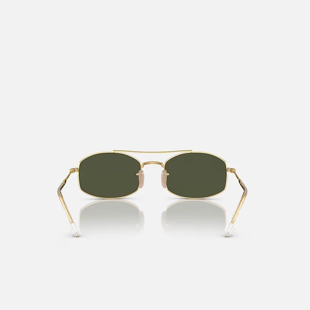 Kính Ray-Ban Rb3719 Vàng Xanh Lá