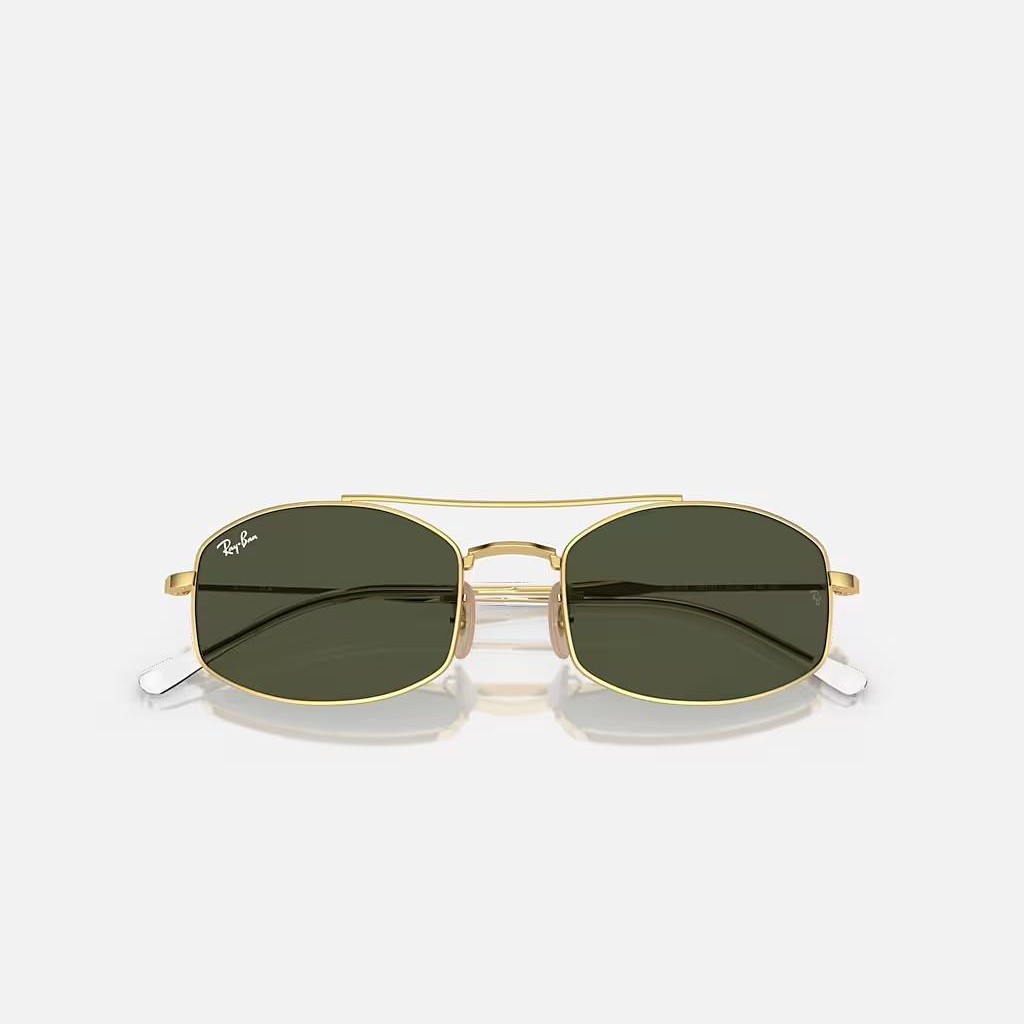 Kính Ray-Ban Rb3719 Vàng Xanh Lá