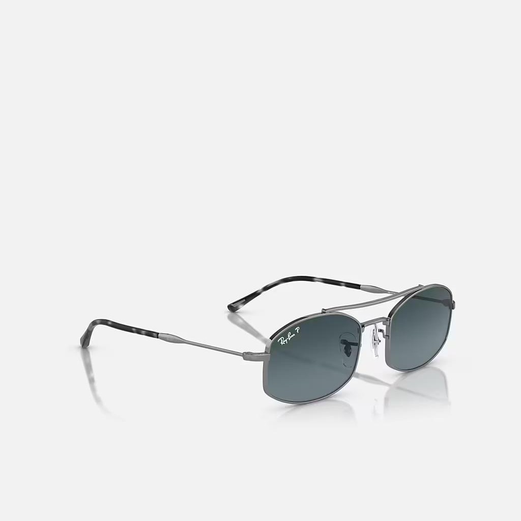 Kính Ray-Ban Rb3719 Xám Xanh Dương