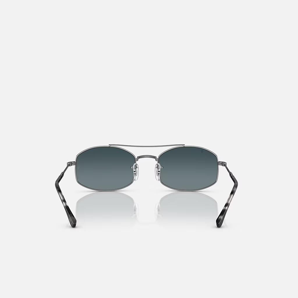 Kính Ray-Ban Rb3719 Xám Xanh Dương