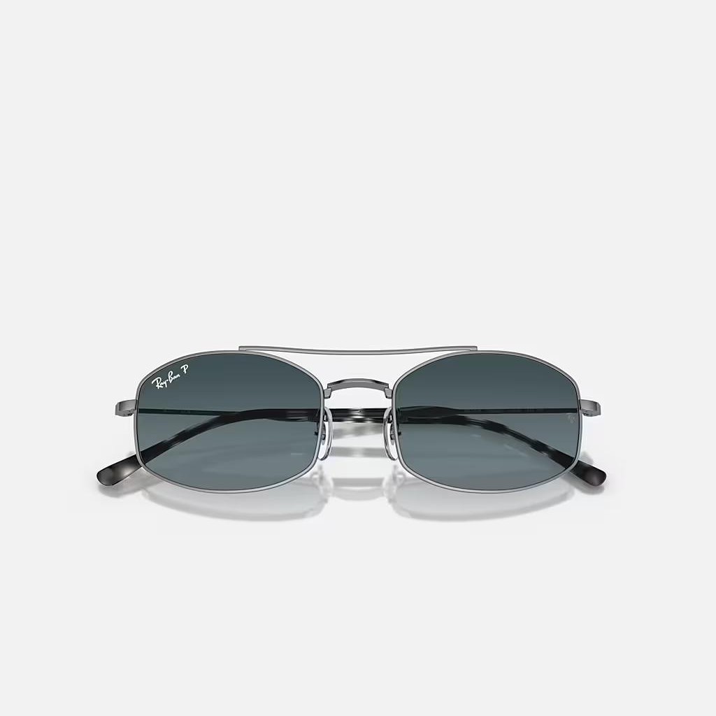 Kính Ray-Ban Rb3719 Xám Xanh Dương