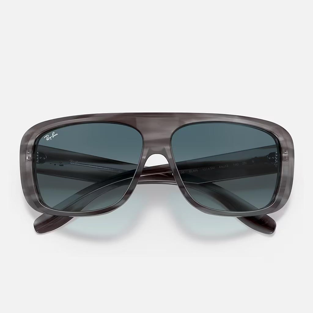 Kính Ray-Ban Blair Xám Xanh Dương