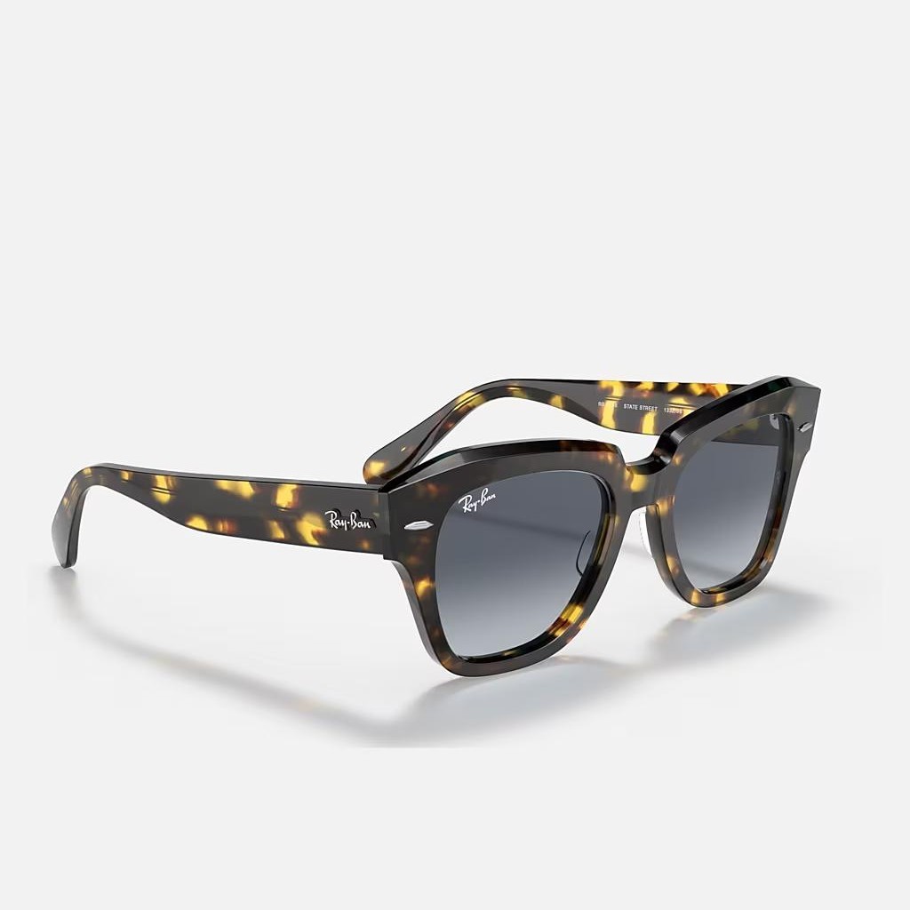 Kính Ray-Ban State Street Fleck Nâu Xanh Dương