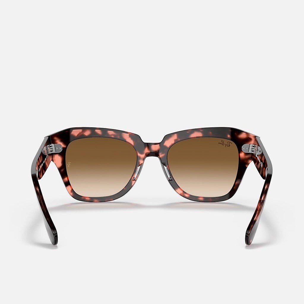 Kính Ray-Ban State Street Fleck Hồng Nâu