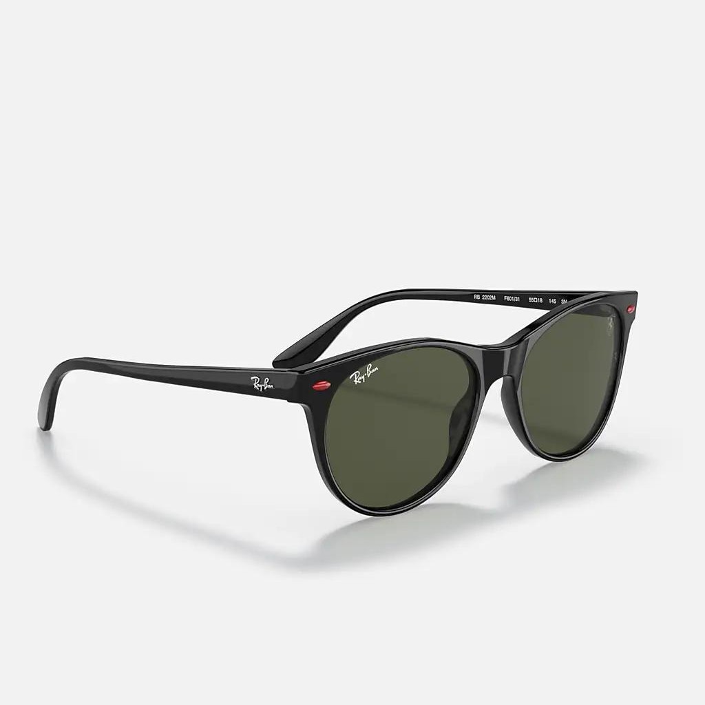 Kính Ray-Ban Rb2202M Scuderia Ferrari Collection Đen Xanh Lá