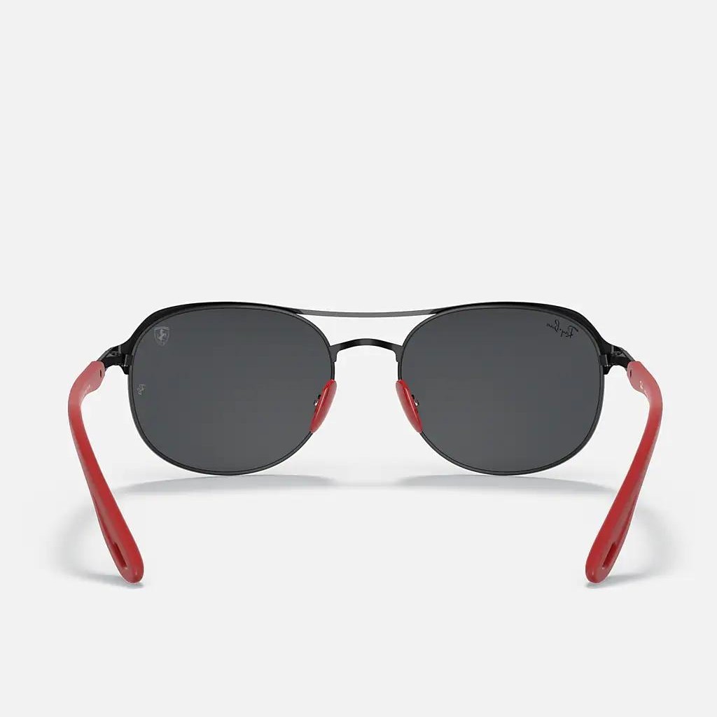 Kính Ray-Ban Rb3685M Scuderia Ferrari Collection Đen Nhám Xám Đậm