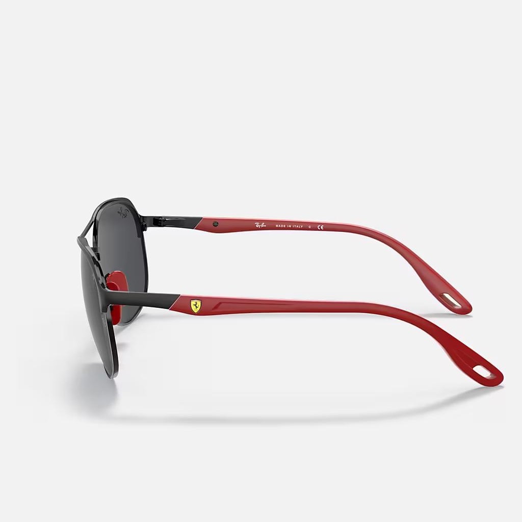 Kính Ray-Ban Rb3685M Scuderia Ferrari Collection Đen Nhám Xám Đậm