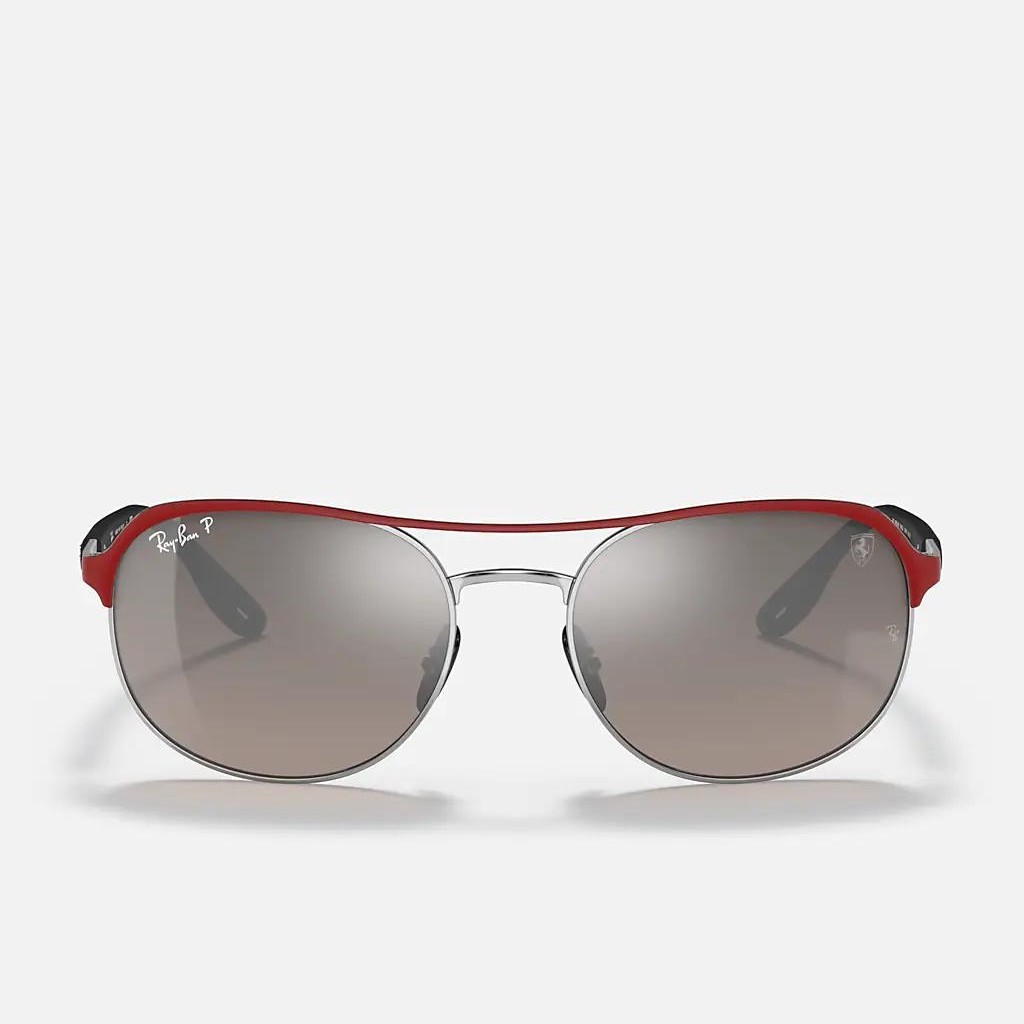 Kính Ray-Ban Rb3685M Scuderia Ferrari Collection Đỏ Nhám Bạc