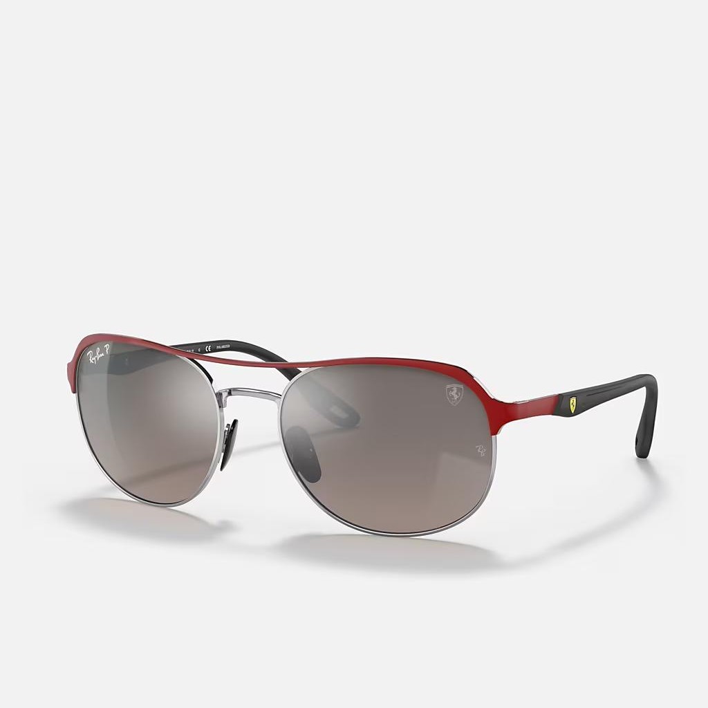 Kính Ray-Ban Rb3685M Scuderia Ferrari Collection Đỏ Nhám Bạc