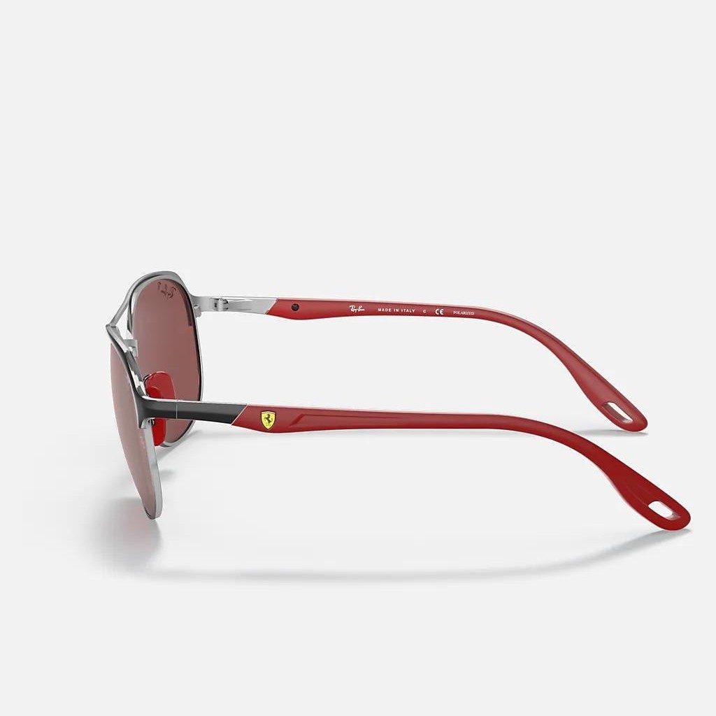 Kính Ray-Ban Rb3685M Scuderia Ferrari Collection Đen Bạc