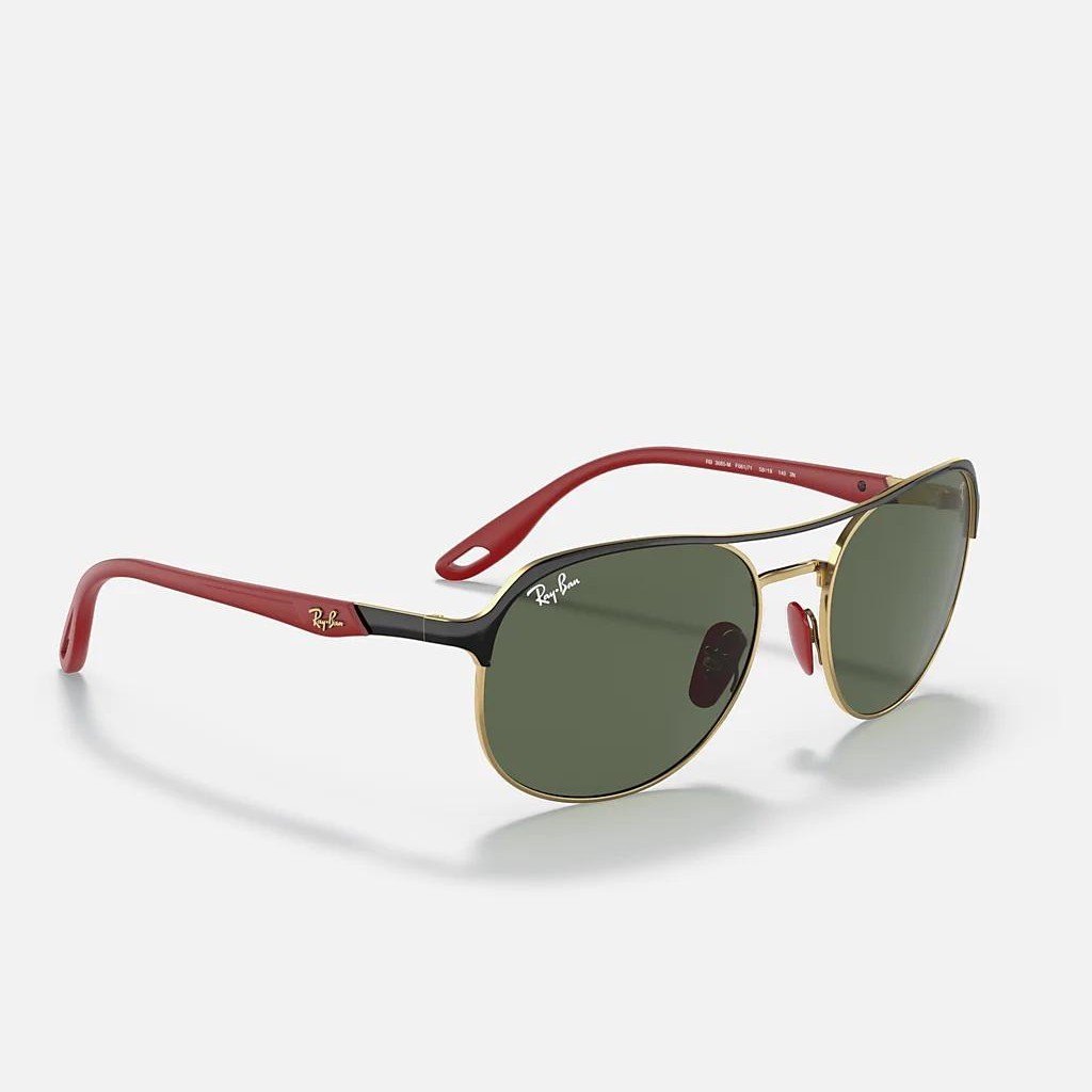 Kính Ray-Ban Rb3685M Scuderia Ferrari Collection Đen Xanh Lá