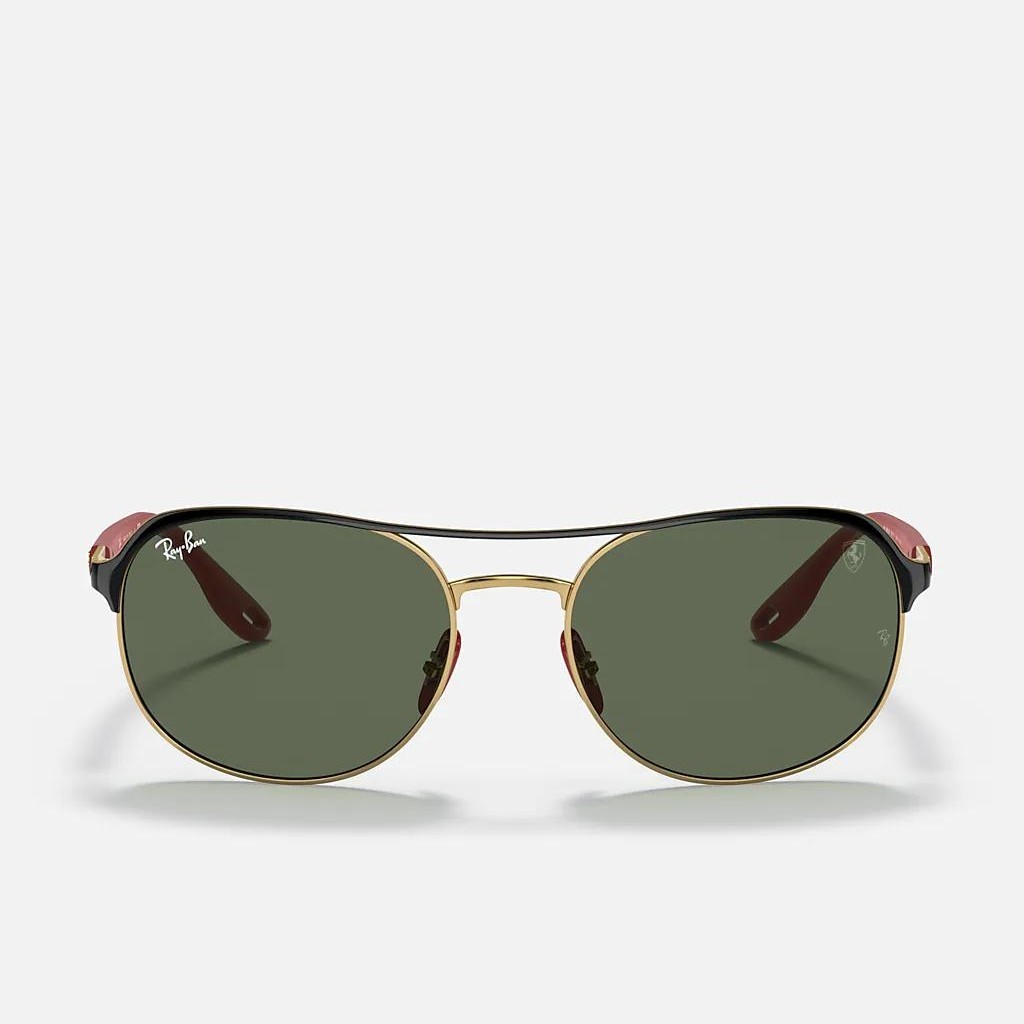 Kính Ray-Ban Rb3685M Scuderia Ferrari Collection Đen Xanh Lá