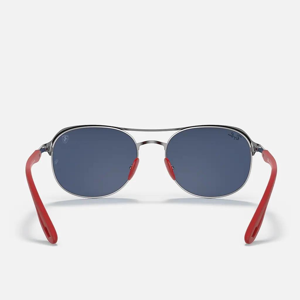 Kính Ray-Ban Rb3685M Scuderia Ferrari Collection Xám Xanh Dương Đậm