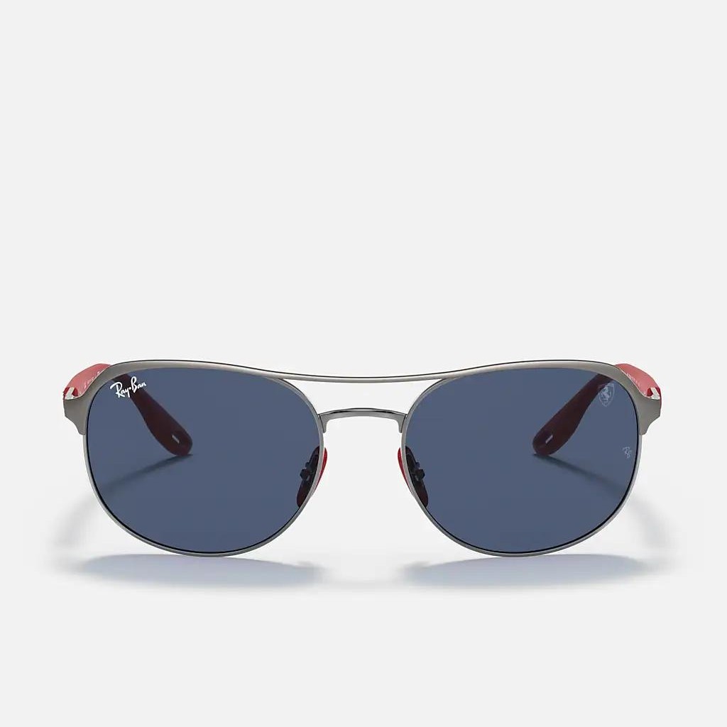 Kính Ray-Ban Rb3685M Scuderia Ferrari Collection Xám Xanh Dương Đậm