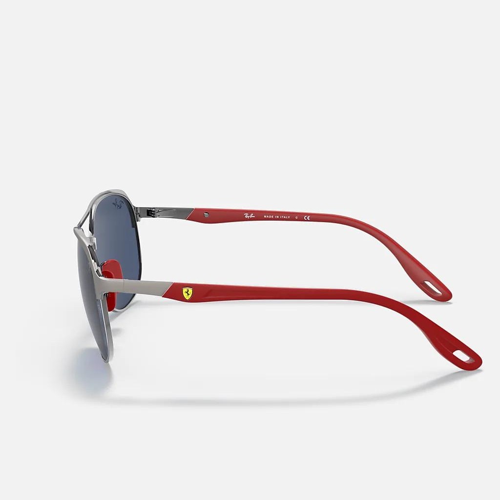 Kính Ray-Ban Rb3685M Scuderia Ferrari Collection Xám Xanh Dương Đậm